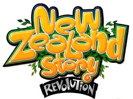 New Zealand Story Revolution title screen for Nintendo DS